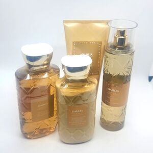 Bath & Body Works BBW Sale Dahlia 4-Piece Deluxe Set New